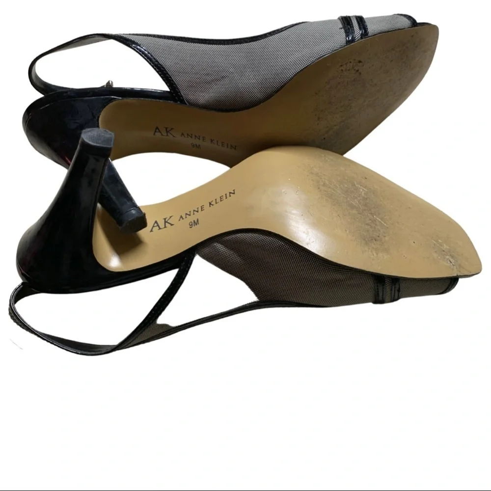 Adorable Ann Klein Peep Toe Summer Heels 👠 Size 9M